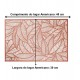 Lugar Americano 30x45cm De Plástico Leaf Rose